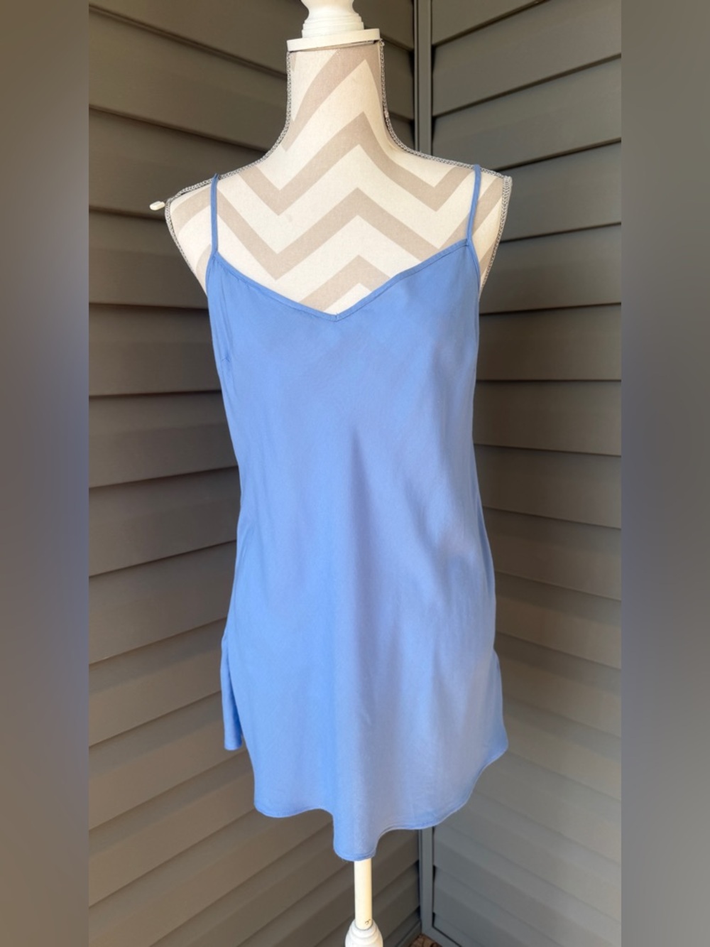 Free People Periwinkle Blue Slip Tank Top